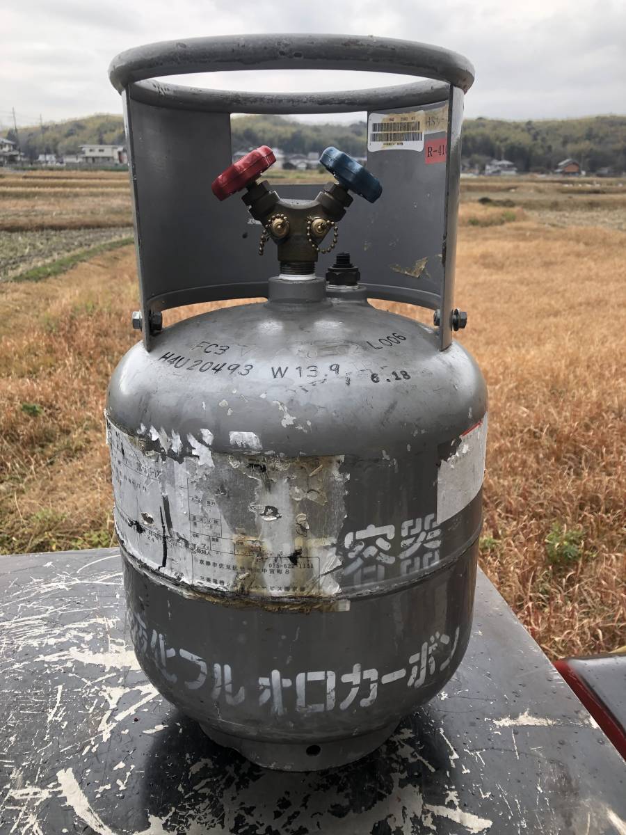 現状品 K-027 冷媒回収容器 液化フルオロカーボン H4U R-410A 現状品 K-027 冷媒回収容器 液化フルオロカーボン H4U R-410A