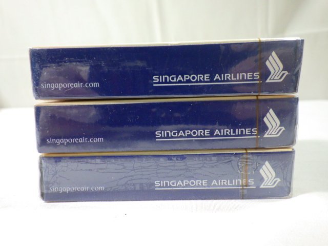 ■957：未開封　シンガポール航空　A380　トランプ　３組　機内配布　非売品■_画像5