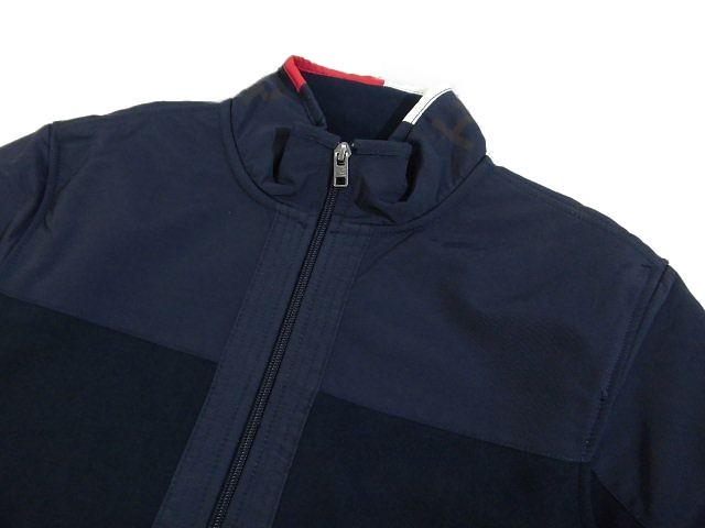 A日01182新品▼ トミーヒルフィガー 裏フリース スタンドカラーブルゾン 【 M 】 ブルゾン TOMMY HILFIGER 防風性 保温性 ネイビー系_画像6