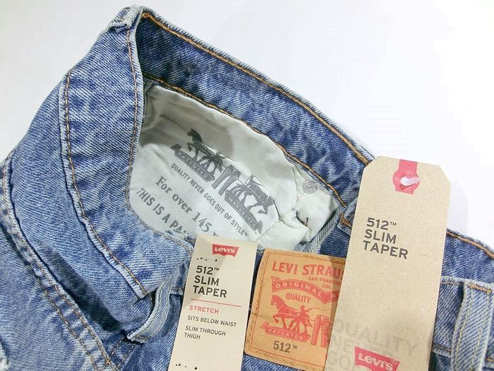 ※月035新品▼ リーバイス 512 スリムテーパーフィットジーンズ W28 L32 ジーンズ デニムパンツ ジーパン Levi's アメカジ ストレッチ_画像6