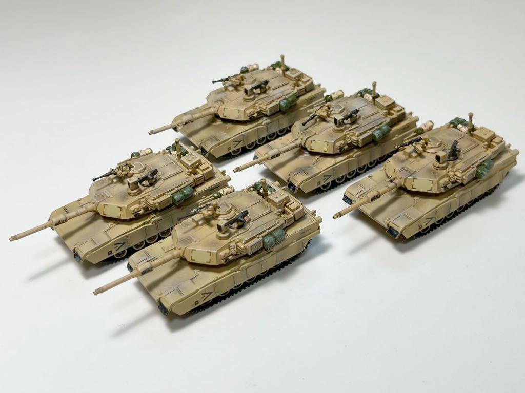 1/144 CAN.DO DOYUSHA 童友社 マイクロアーマー 第7弾 シークレット M1A1HA エイブラムス 戦車 アメリカ海兵隊第1戦車大隊 ×5