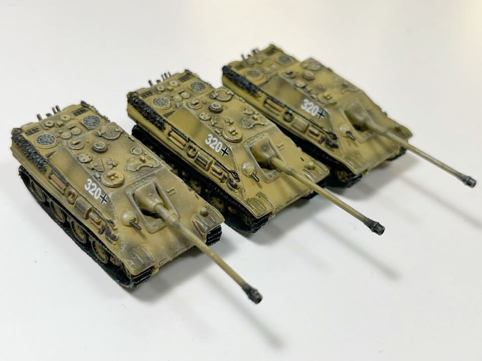 1/144 CAN.DO DOYUSHA.. company micro armor - no. 4. Germany ya-kto Panther tank latter term type tank ....1945 year spring Hungary ×3