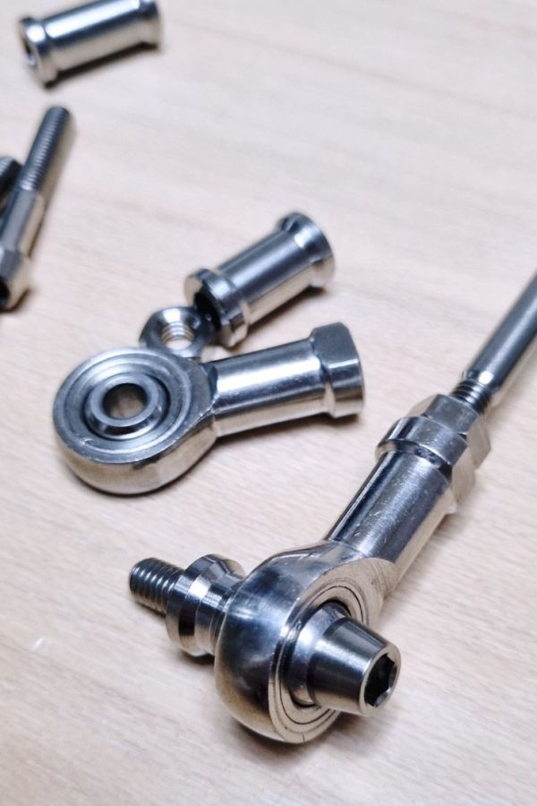 137-E-1-90* titanium alloy M6xP1.0x90mm. screw attaching type shift rod, shift change rod, gear change rod. length 50mm~350mm.