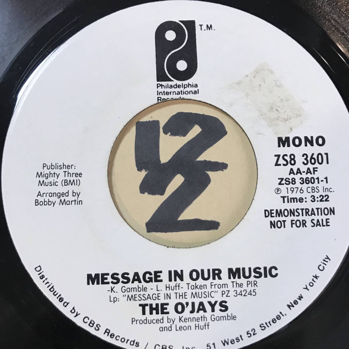 試聴 THE O’JAYS MESSAGE IN OUR MUSIC 両面NM _画像2