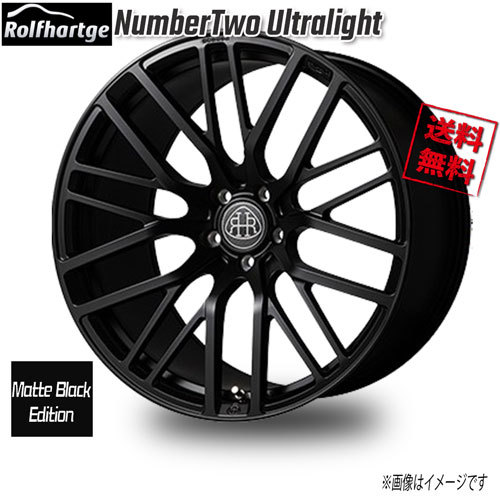 ロルフハルトゲ NumberTwo Ultralight Matte Black Edition 21インチ 5H112 9J+45 4本 業販4本購入で送料無料_画像1