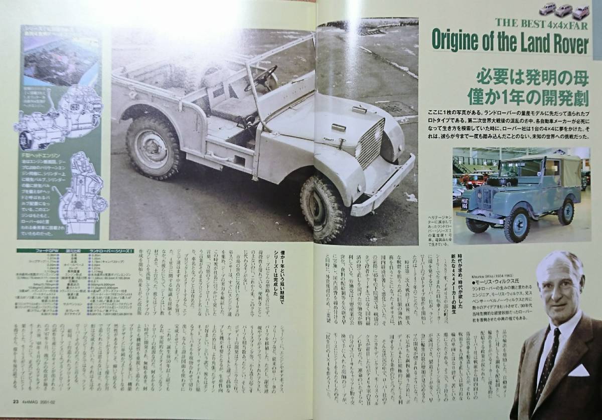 4×4 MAGAZINE 2001 год 2 месяц специальный выпуск * Британия . качество LAND LOVER 4×4 журнал 