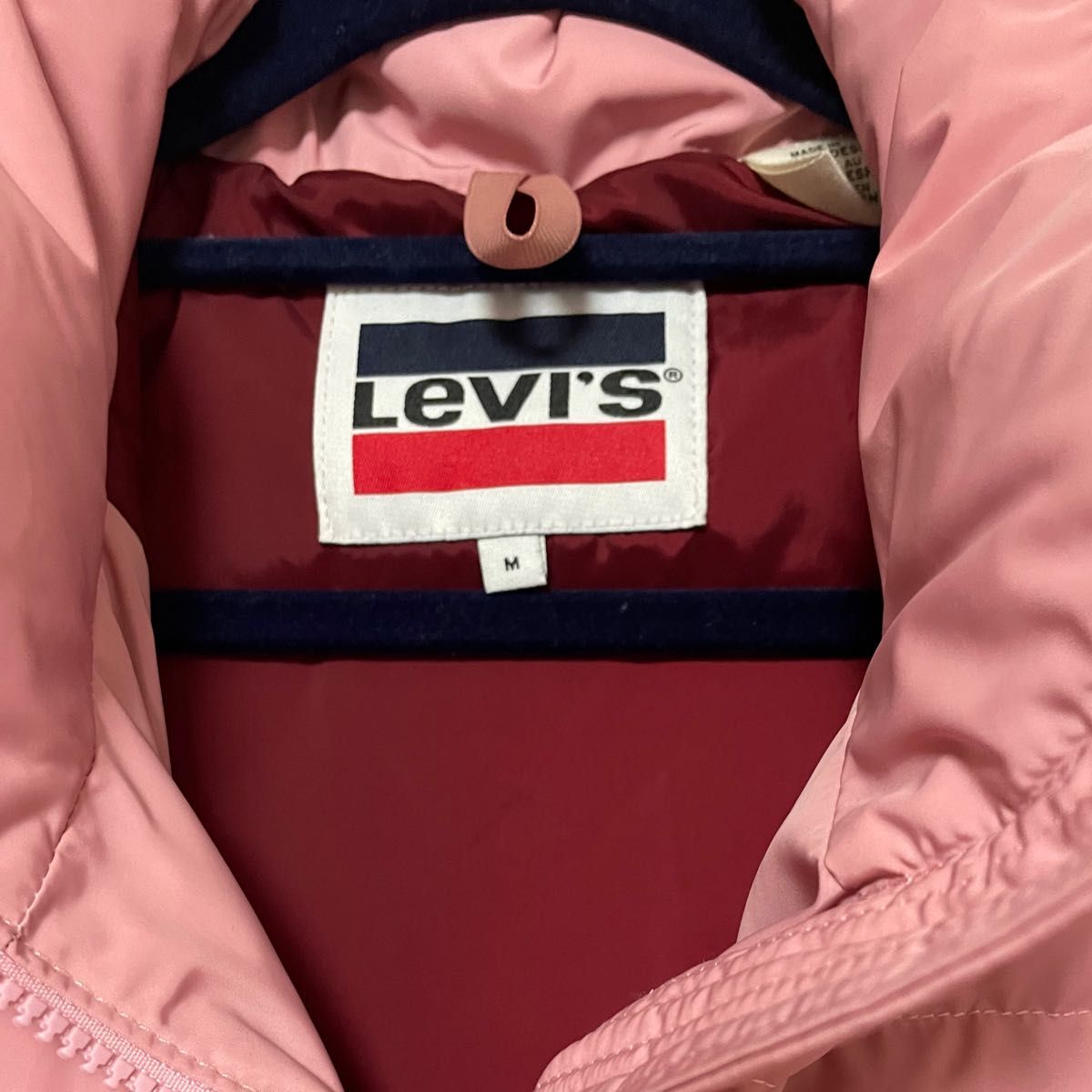 リーバイス LEVI'S ダウンジャケット Mサイズ ピンク|Yahoo リーバイス LEVI'S ダウンジャケット Mサイズ ピンク|Yahoo