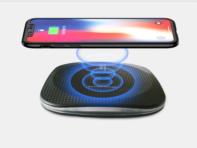 Qi ワイヤレス充電器 ワイヤレスチャージャー Qi充電器 スマホ充電器 置くだけ充電器 iPhone 8 X XS XSMAX XR 11 android Galaxy S8 003黒_Qiワイヤレス充電器ワイヤレスチャージャー