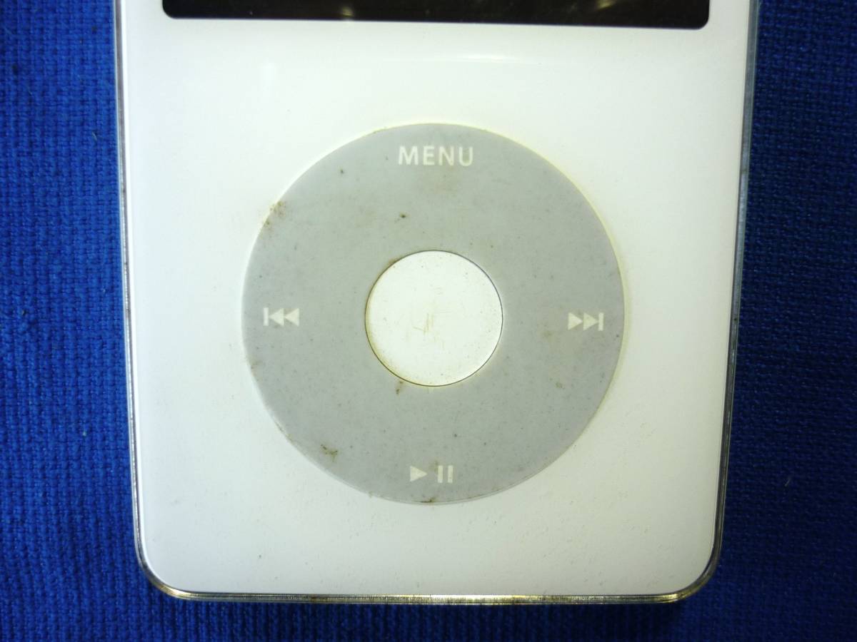 iPod classic ★A1136(MA444J) 第5世代★ 30GB　ホワイト　一部動作確認済み　ジャンク品_画像6