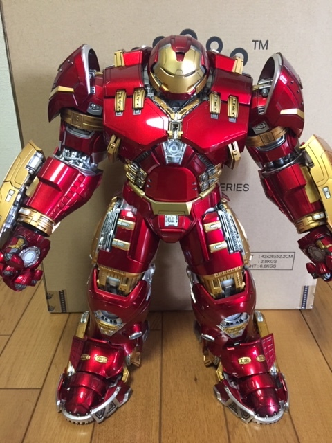 [KING ARTS] Avengers eiji*ob*uruto long Ironman Mark 44 Hulk Buster 1/9 die-cast figure 