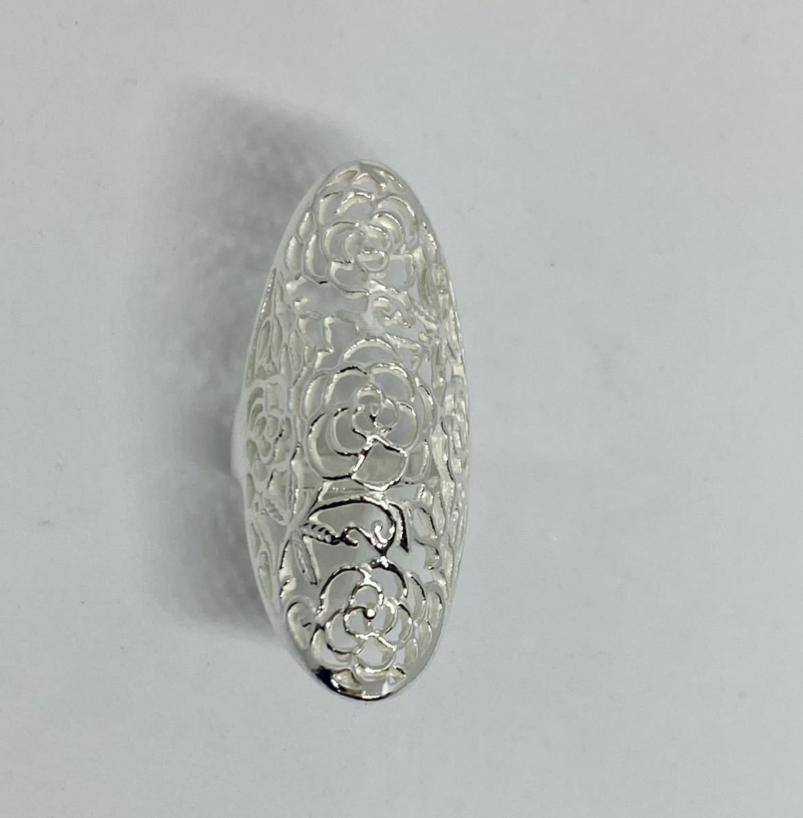 LME IG-qtoa10B flower ... Tang .ala Beth ksilver925 ring large .. original silver ring 21 number 