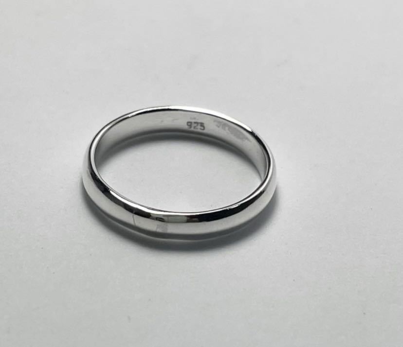 LMG-37A62 silver925wedding ring結婚指輪甲丸3ミリ　シルバーリングヴ2_画像3