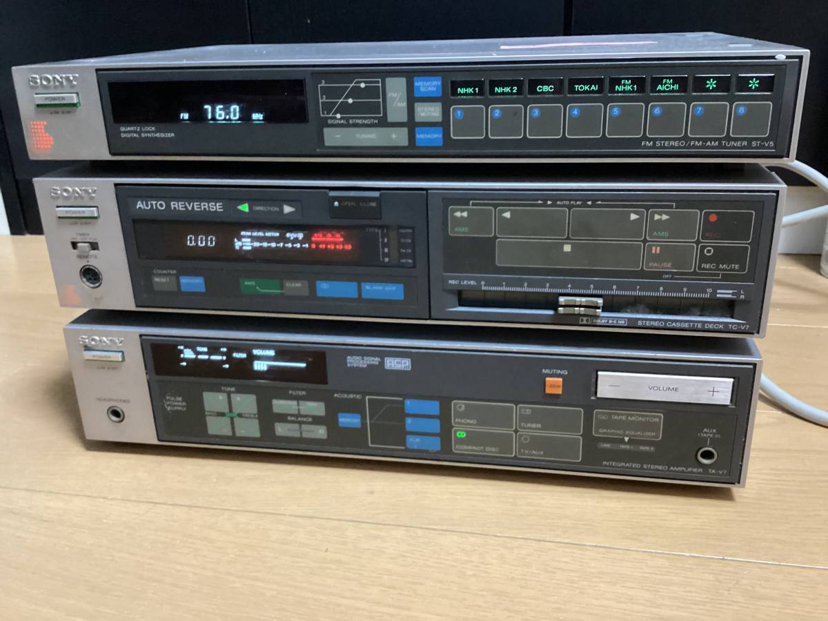 Sony SONY system player Liberty TA-V7 ST-V5 TC-V7 set Sony SONY system player Liberty TA-V7 ST-V5 TC-V7 set