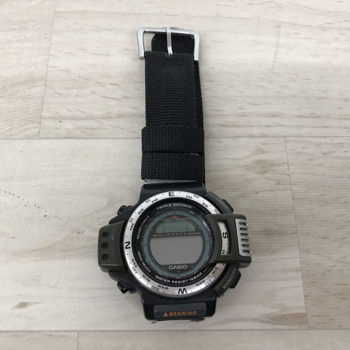電池切れ CASIO カシオ PRO TREK プロトレック ATC-1100 トリプルセンサー メンズ 腕時計[C0215]_画像1