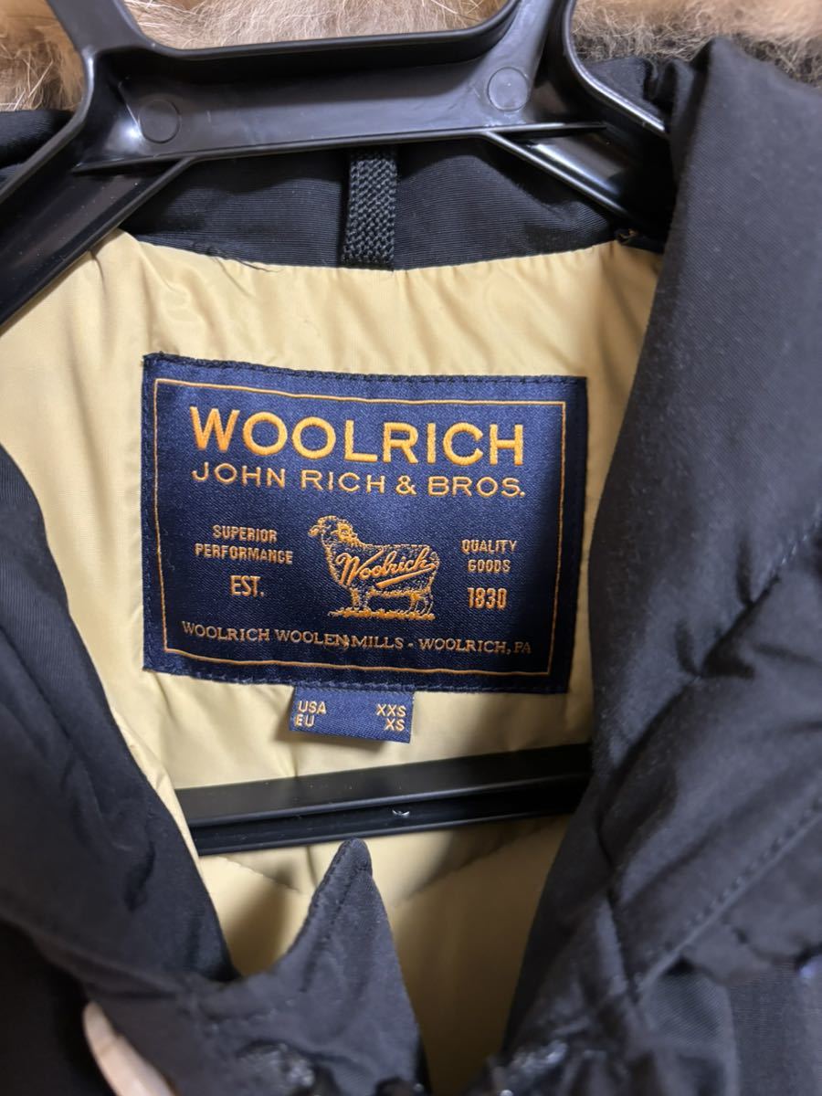 WOOLRICH ウールリッチ アークティックパーカー ブラック XSサイズ ダウン ジャケット _画像2