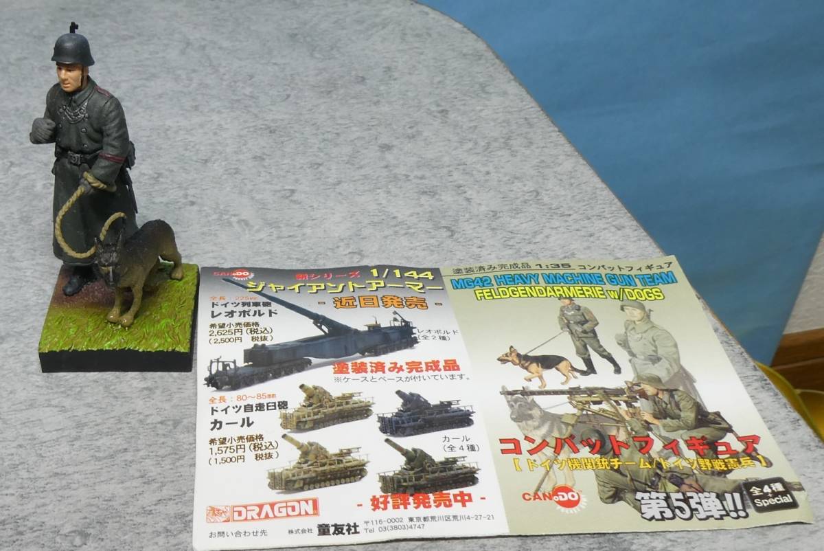 宅急便コンパクト発送 ドラゴン コンバットフィギュア 独軍野戦憲兵 中古・現状・1体_画像3