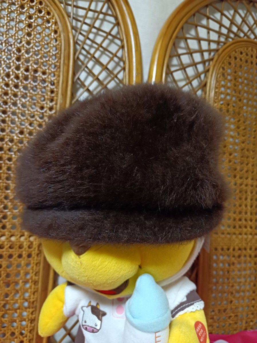 【KANGOL】ファー帽子★ブラウン
