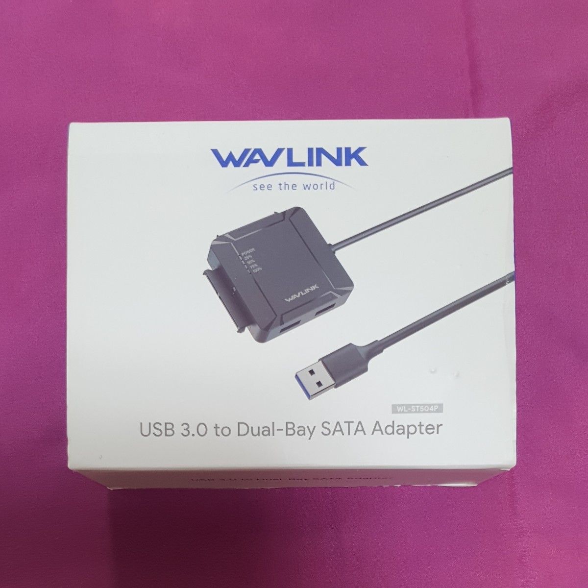 WAVLINK SATA USB3.0 変換アダプタ 2.5インチ HDD SSD/3.5インチ HDD対応 UASP対応 