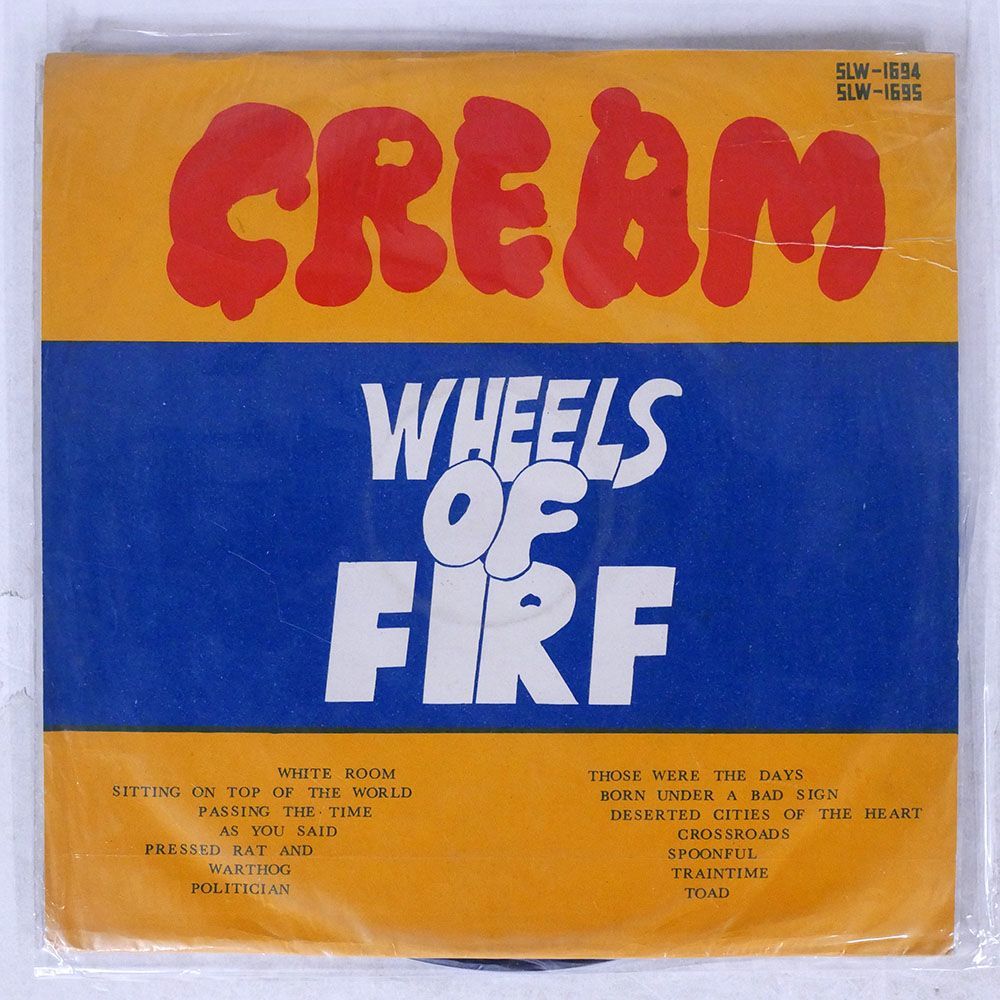 ブート CREAM/WHEELS OF FIRE/WORLD SLW1694 LP_画像1