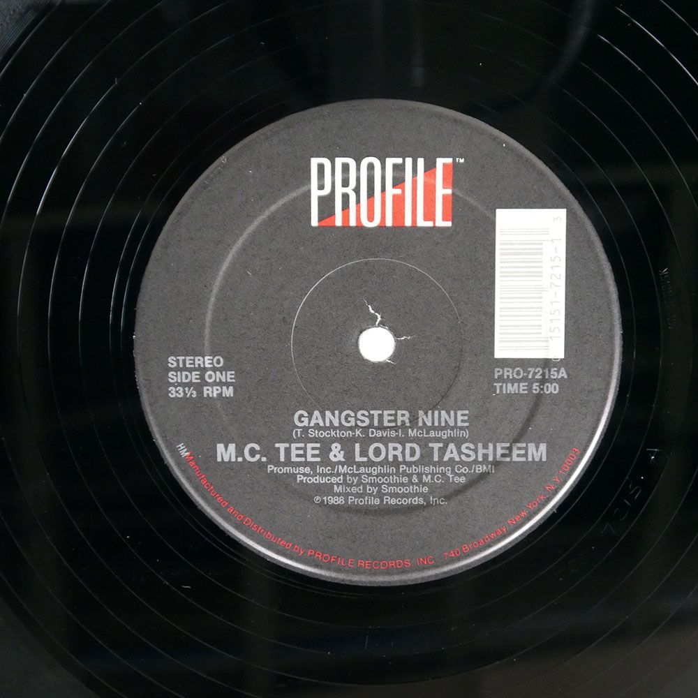 MC TEE & LORD TASHEEM/GANGSTER NINE/PROFILE PRO7215 12_画像2