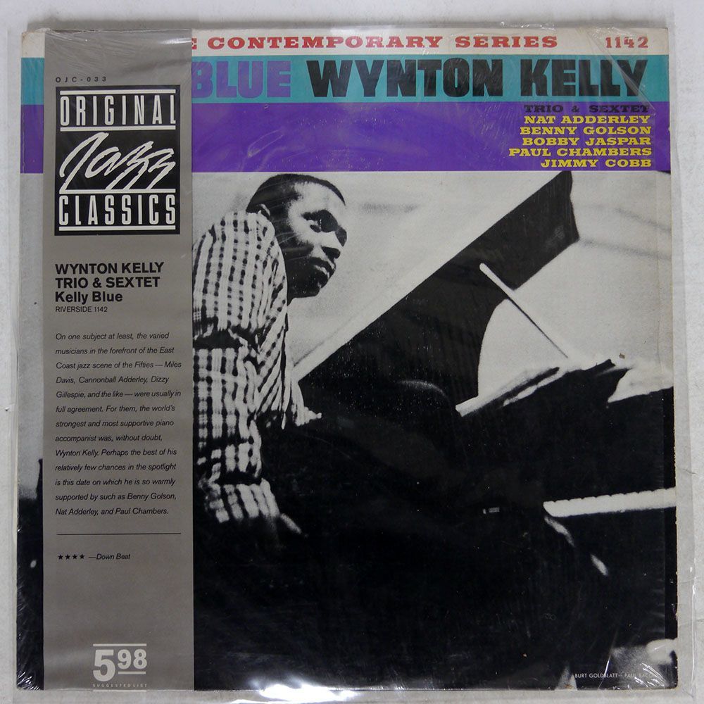 米 帯付き WINTON KELLY/KELLY BLUE/RIVERSIDE OJC033 LP_画像1