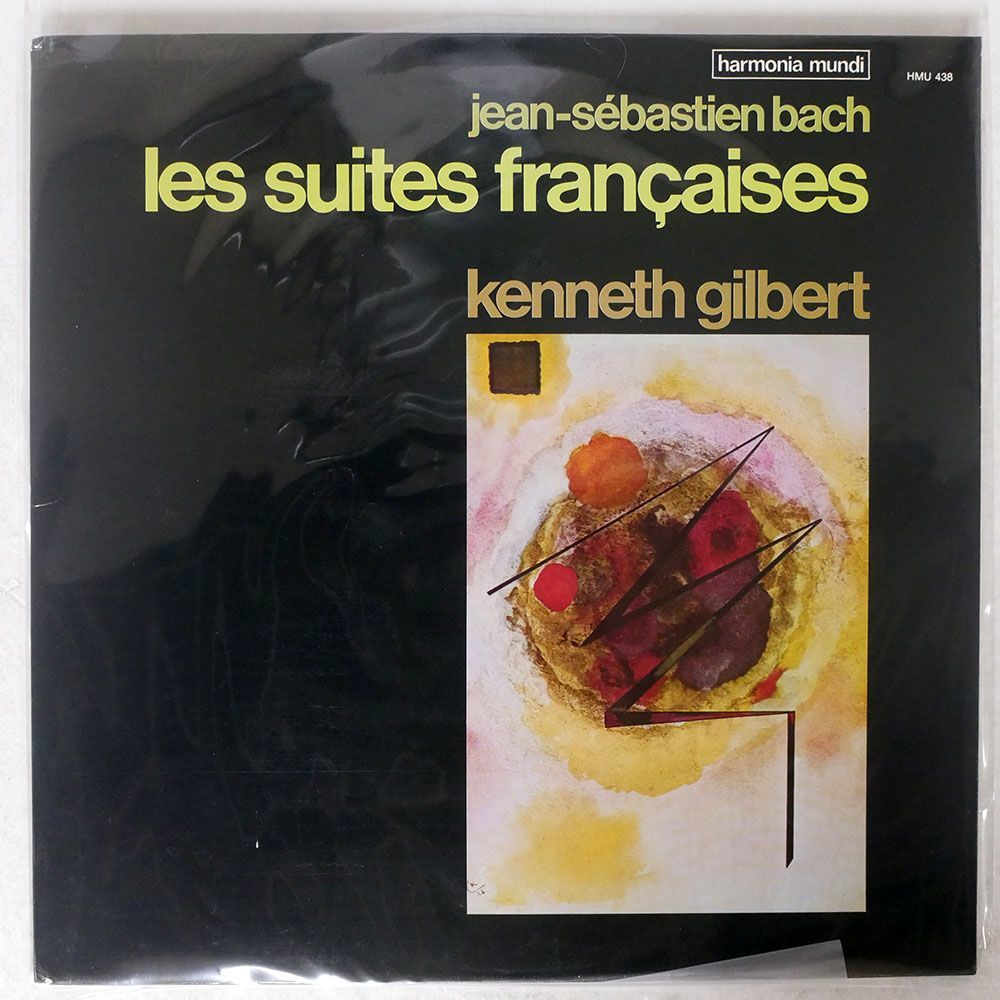 仏 KENNETH GILBERT/BACH: LES SUITES FRANCAISES/HARMONIA MUNDI HMU438 LP_画像1