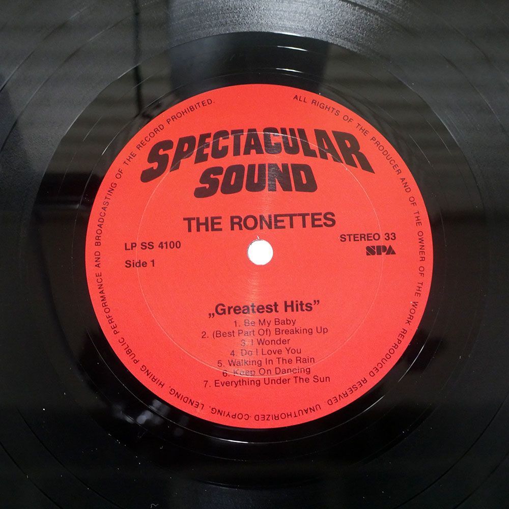 伊 RONETTES/GREATEST HITS/SPECTACULAR LP SS 4100 LP_画像2