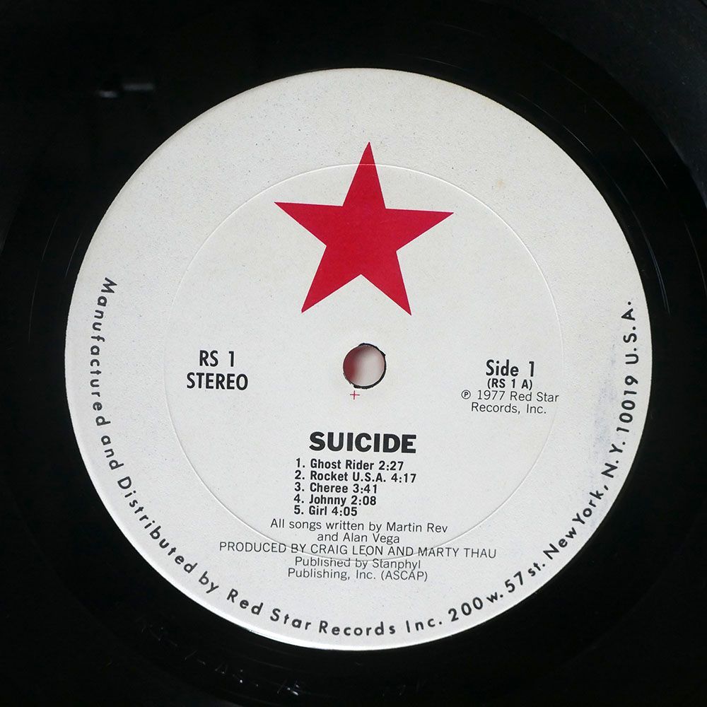 米 ORIGINAL SUICIDE/SAME/RED STAR RS1 LP_画像2