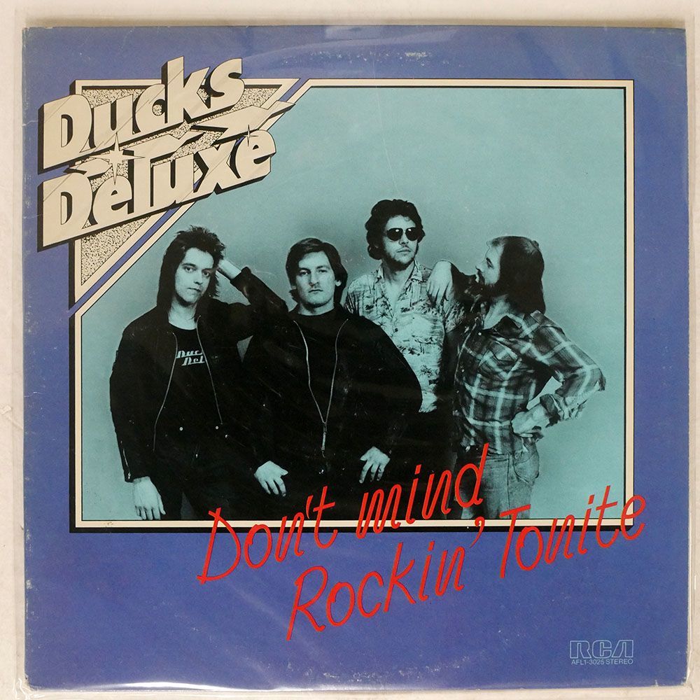 米 DUCKS DELUXE/DON’T MIND ROCKIN’ TONITE/RCA VICTOR AFL13025 LP_画像1