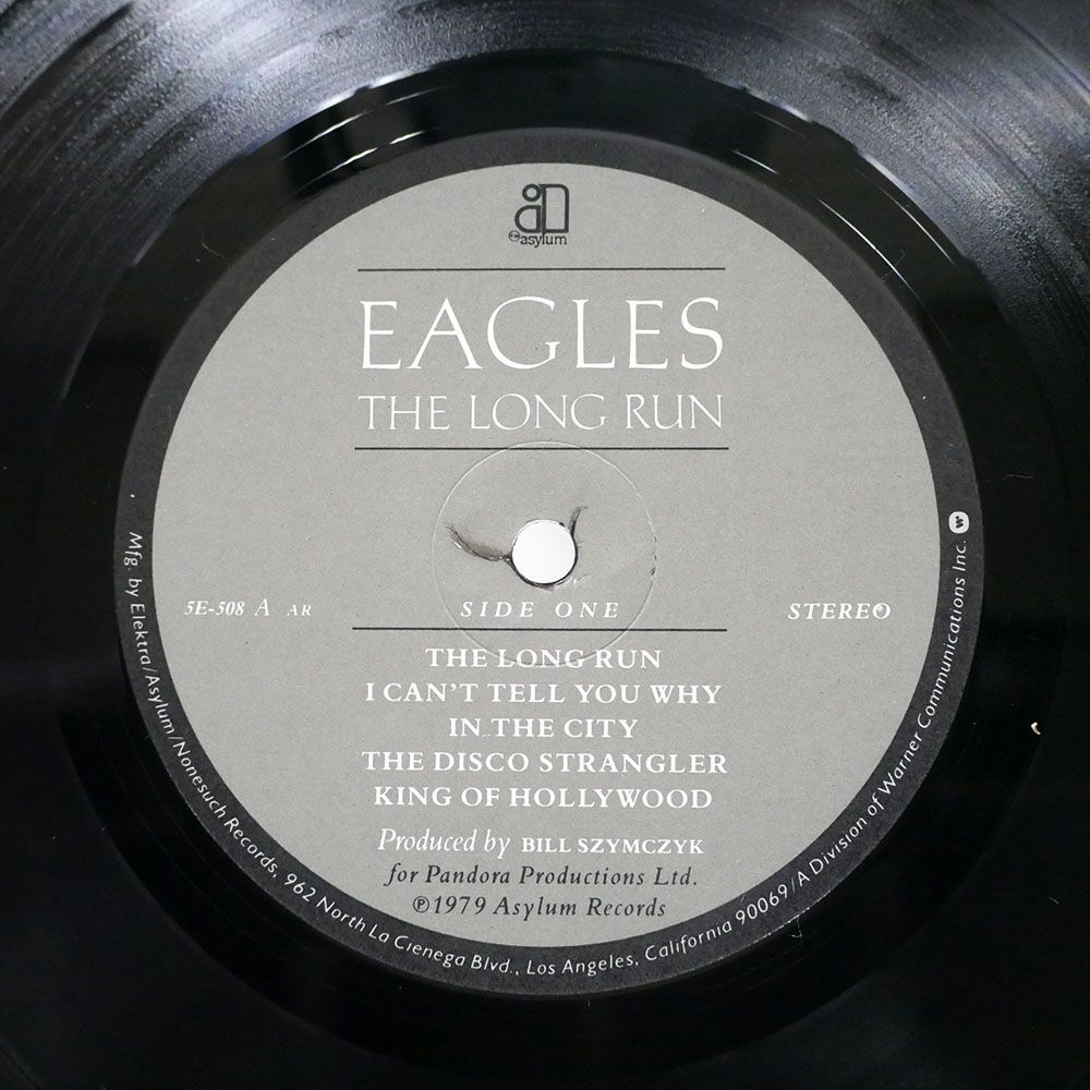 米 EAGLES/LONG RUN/ASYLUM 5E508 LP_画像2