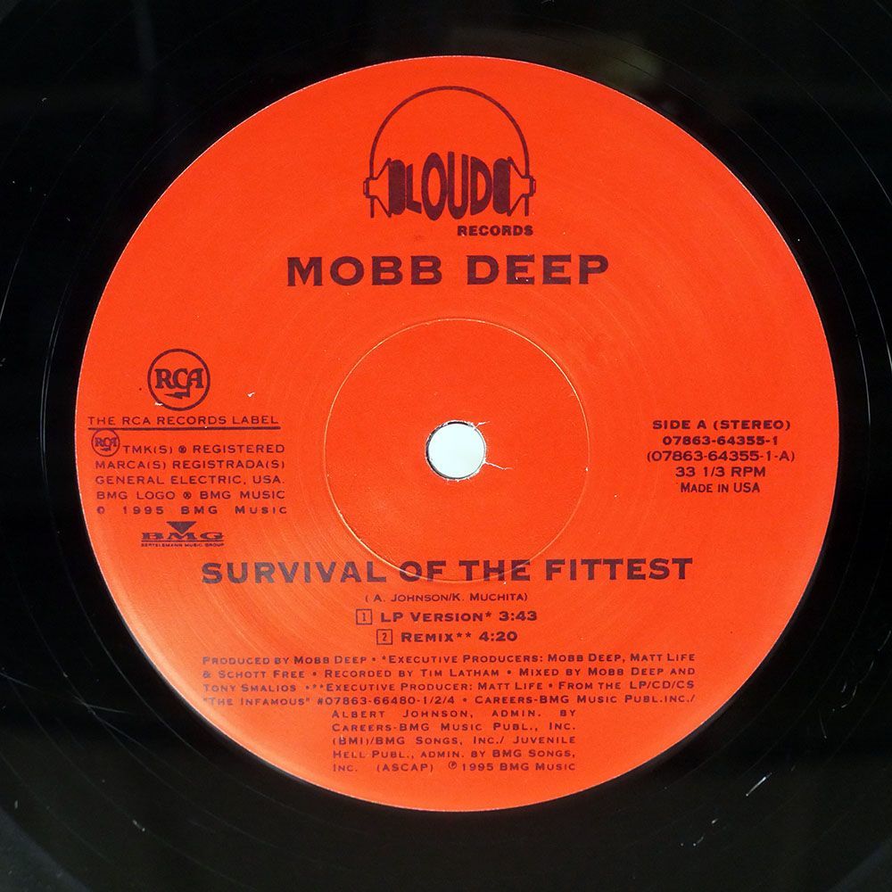 米 MOBB DEEP/SURVIVAL OF THE FITTEST/LOUD 07863643551 12_画像2