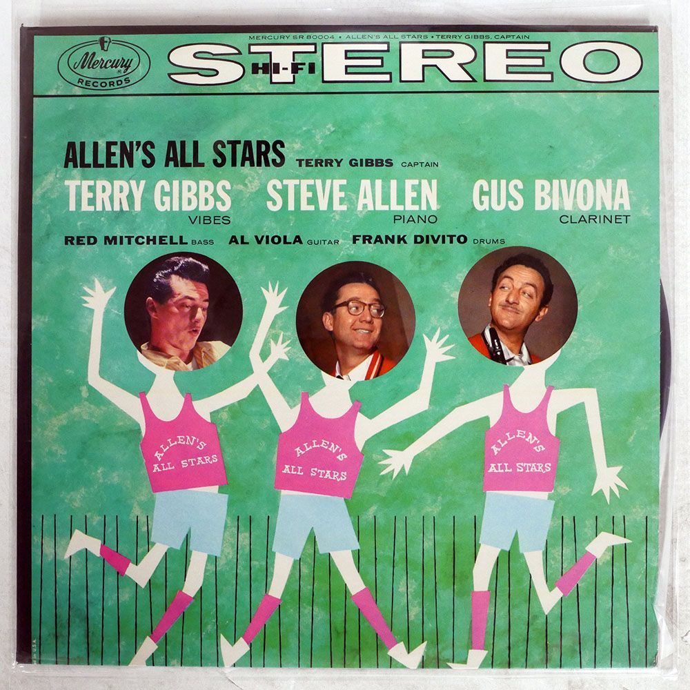 米 ALLEN’S ALL STARS/TERRY GIBBS, CAPTAIN/MERCURY SR80004 LP_画像1