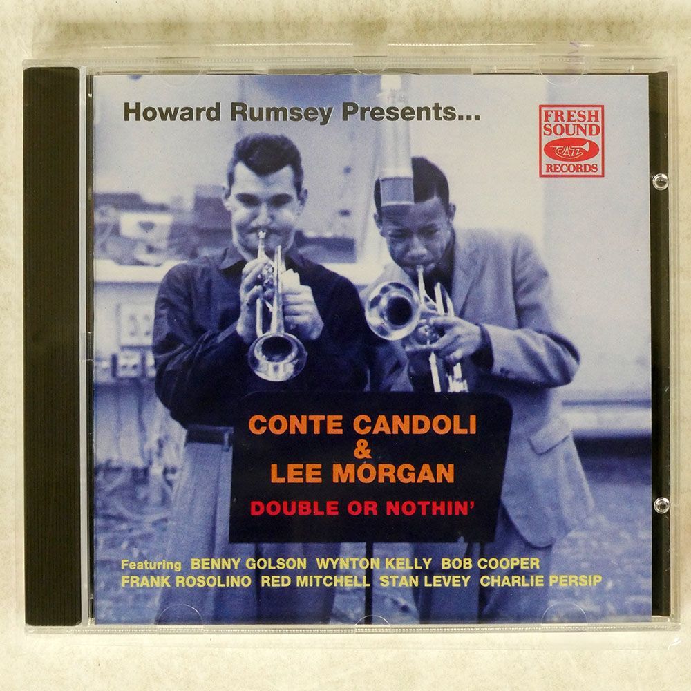 CONTE CANDOLI&LEE MORGAN/DOUBLE OR NOTHIN’/FRESH SOUND FSR-CD197 CD □_画像1