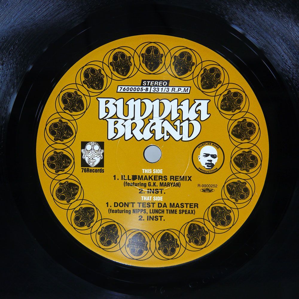 BUDDHA BRAND/DON’T TEST DA MASTER/76RECORDS 7600005 12_画像2