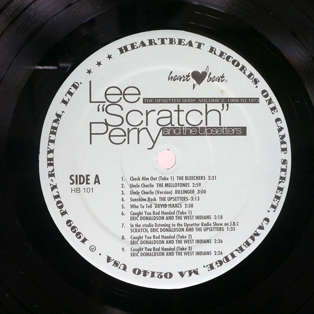 LEE SCRATCH PERRY AND THE UPSETTES/UPSETTER SHOP, VOL.2 1969 TO 1973/HEARTBEAT HB101 LP_画像2