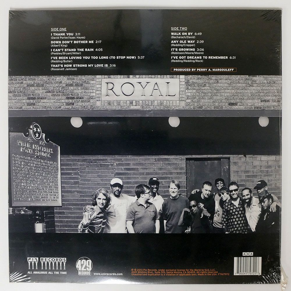 PAUL RODGERS/ROYAL SESSIONS/PIE FTN17972 LP_画像2