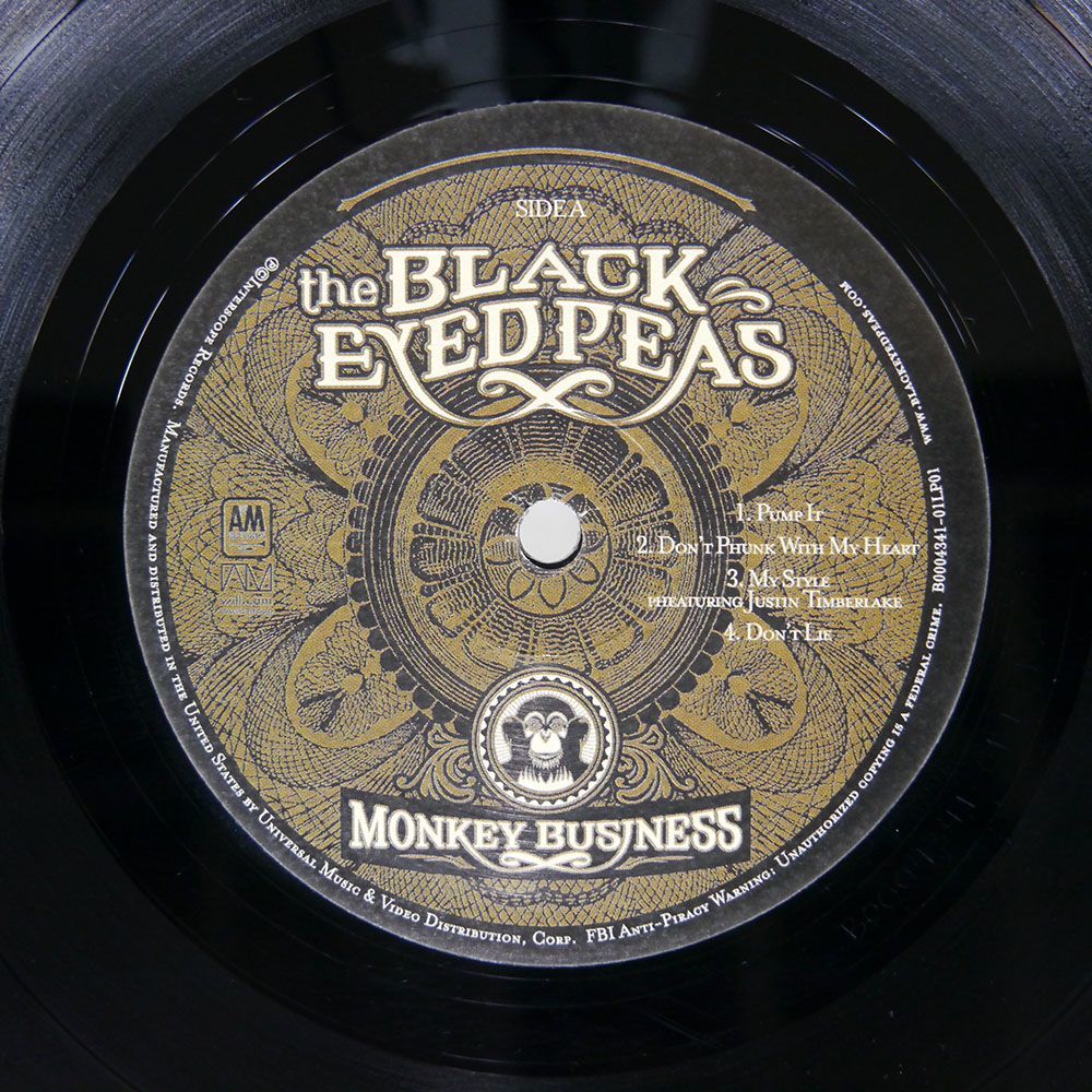 BLACK EYED PEAS/MONKEY BUSINESS/A&M B000434101 LP_画像2