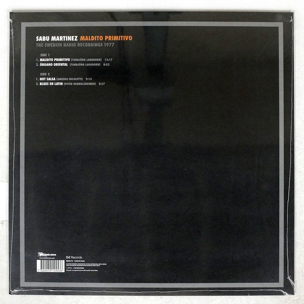 典 SABU MARTINEZ/MALDITO PRIMITIVO (THE SWEDISH RADIO RECORDINGS 1977)/MELLOTRONEN MELLOLP8 LP_画像2