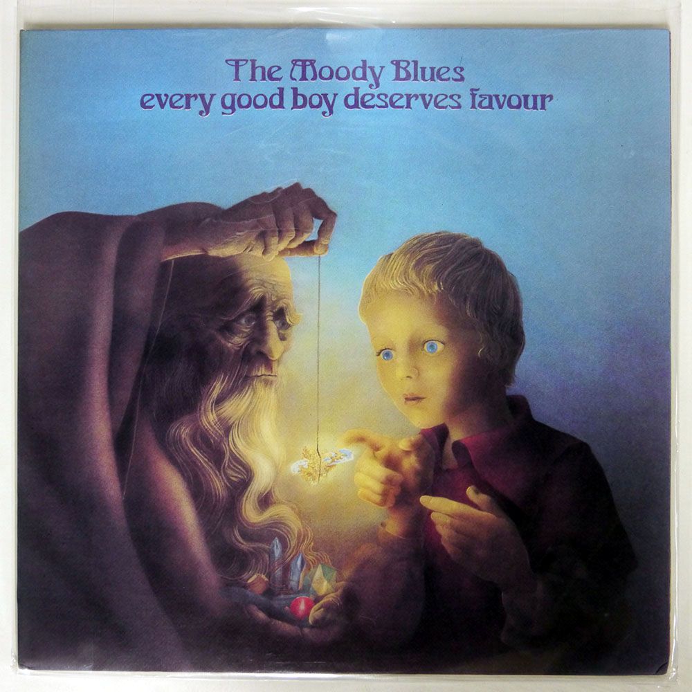 英 MOODY BLUES/EVERY GOOD BOY DESERVES FAVOUR/THRESHOLD THS5 LP_画像1