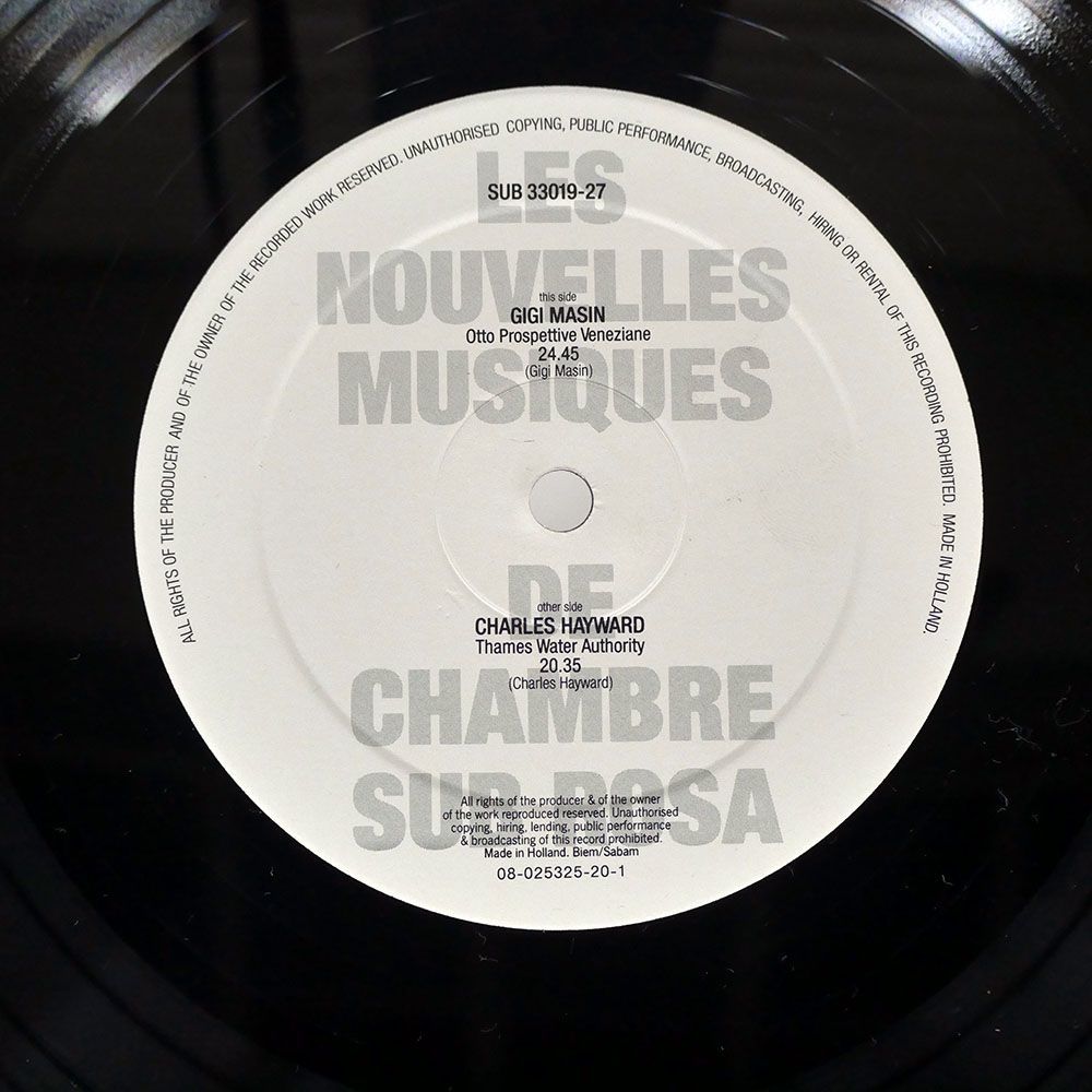CHARLES HAYWARD/LES NOUVELLES MUSIQUES DE CHAMBRE VOLUME 2/SUB ROSA SUB3301927 LP_画像2