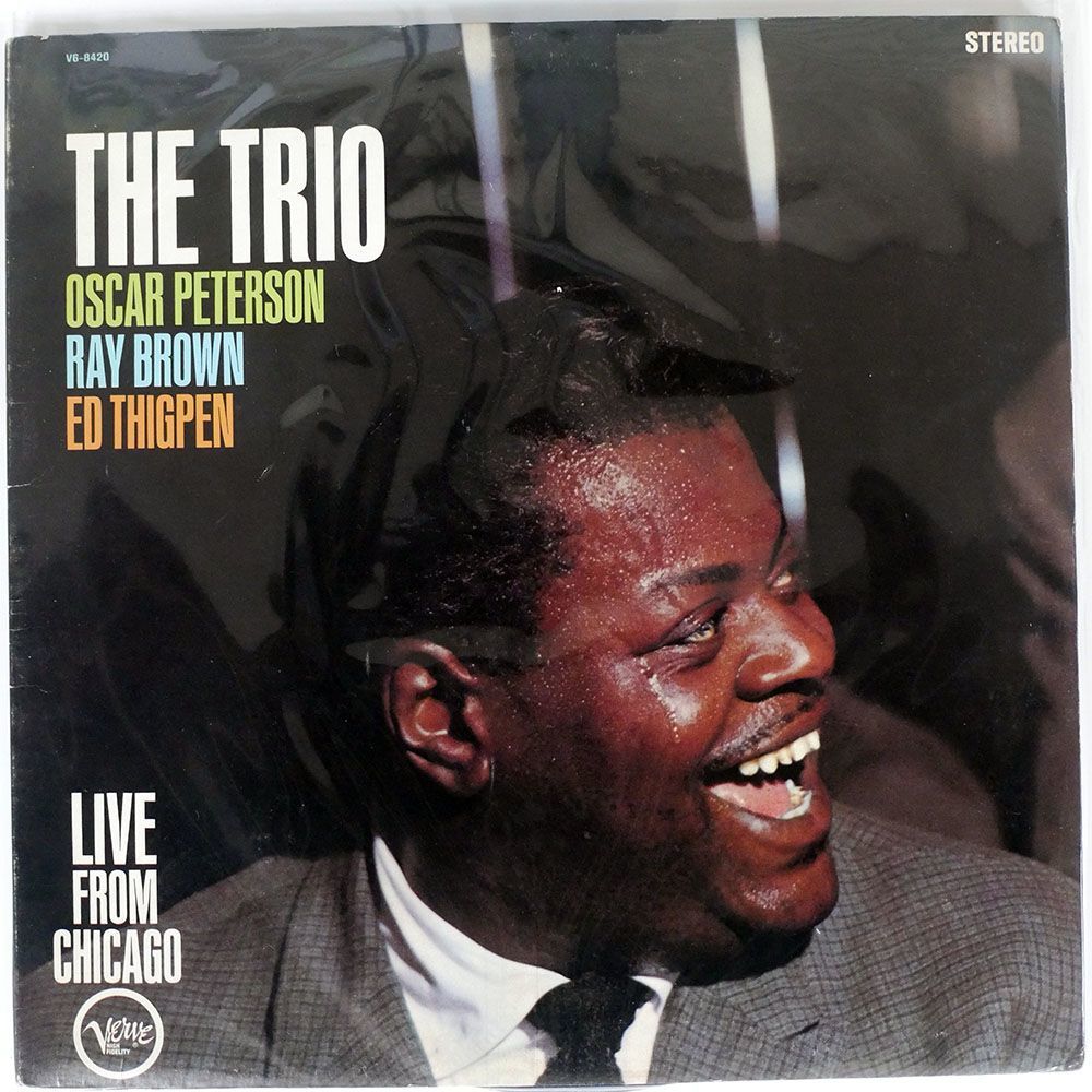 米 OSCAR PETERSON/TRIO - LIVE FROM CHICAGO/VERVE V68420 LP_画像1