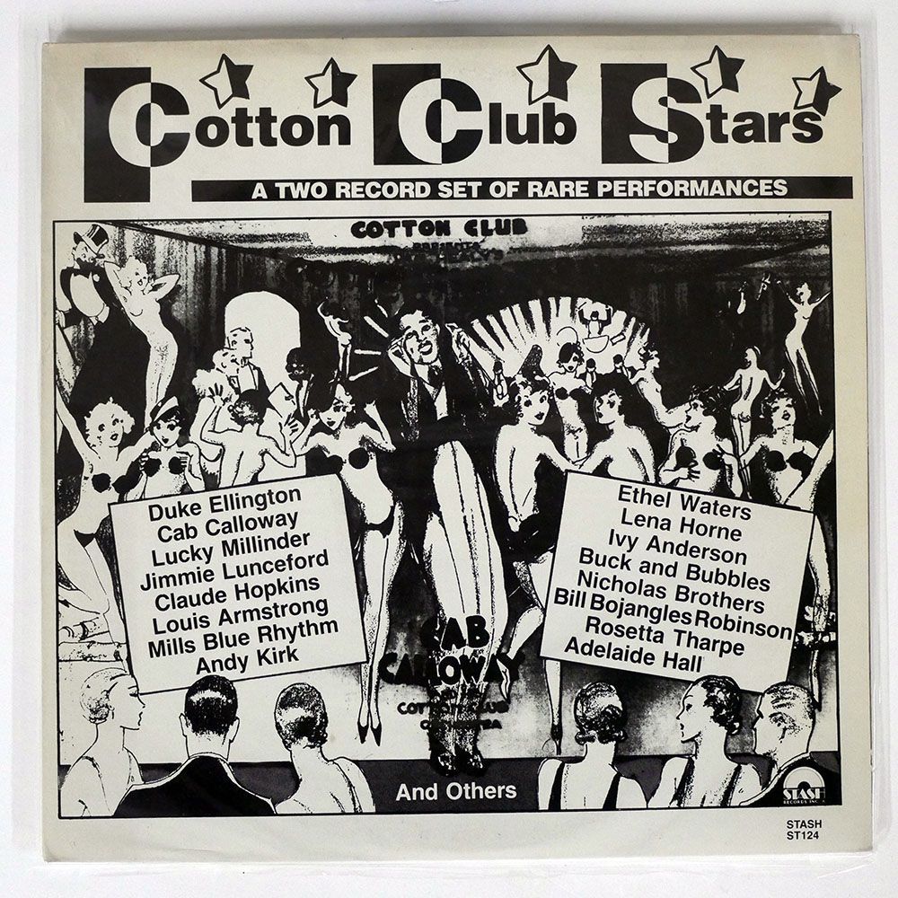 米 VA/COTTON CLUB STARS/STASH RECORDS INC. ST124 LP_画像1