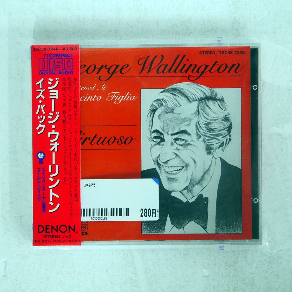 GEORGE WALLINGTON/VIRTUOSO/DENON 35C38-7248 CD □_画像1