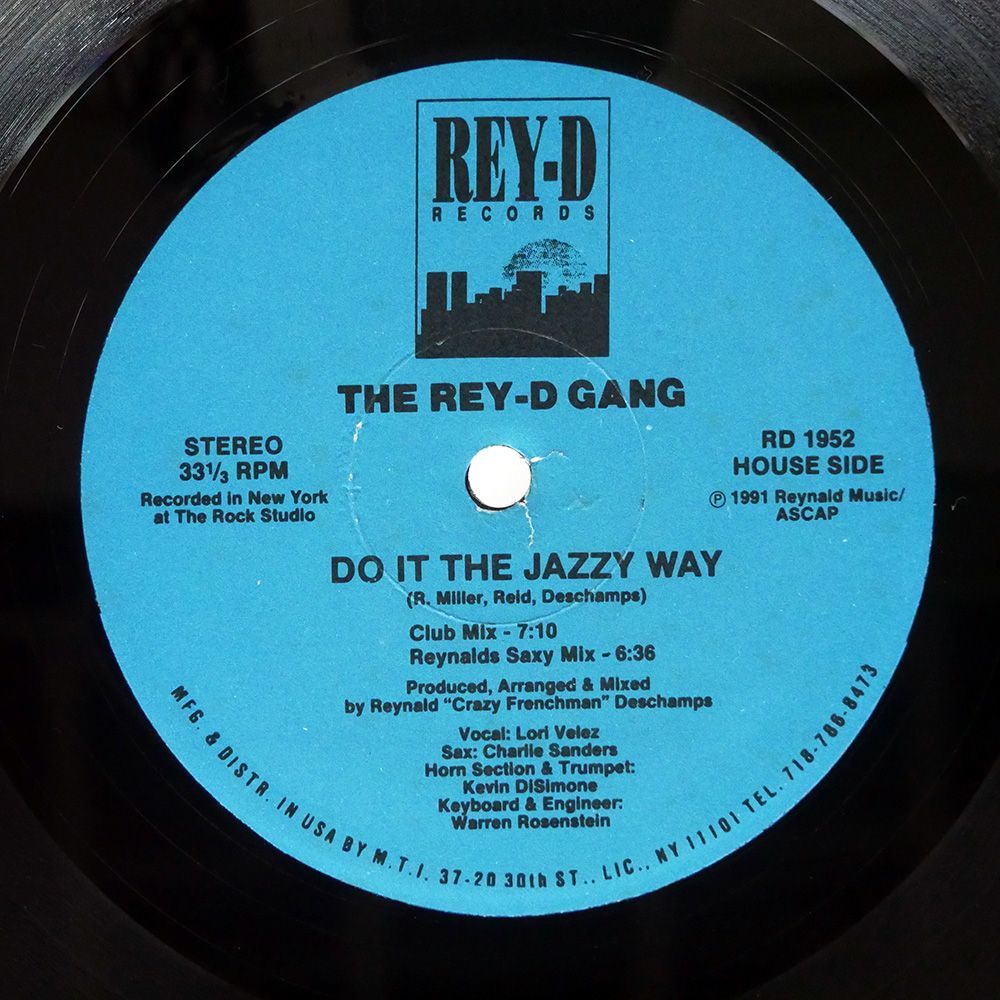 THE REY-D GANG/DO IT THE JAZZY WAY/REY-D RD1952 12_画像1
