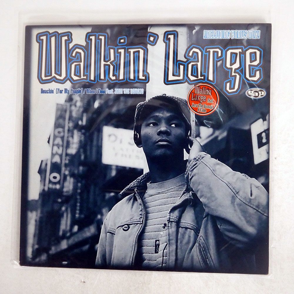 WALKIN’ LARGE/REACHIN’ (FOR MY PEOPLE...) WHEN I FLOW/GROOVE ATTACK PRODUCTIONS GAP00101 12_画像1