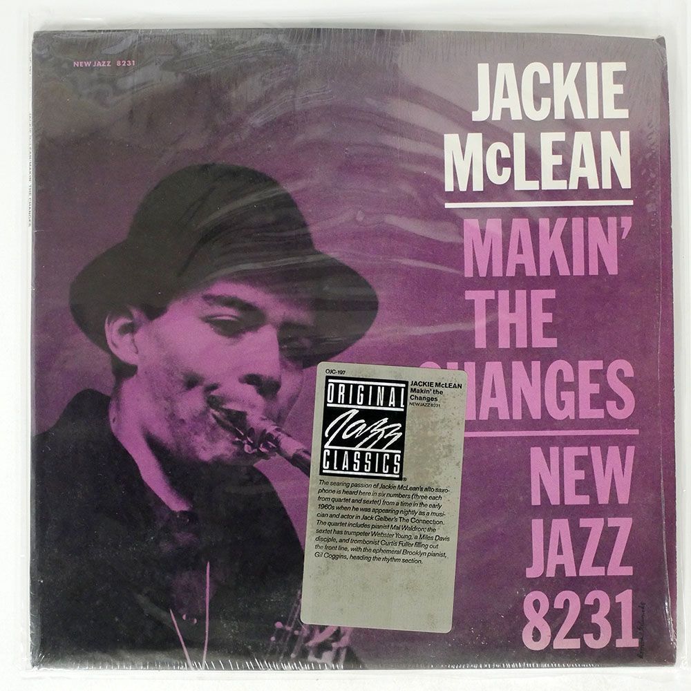 米 初期厚紙 JACKIE MCLEAN/MAKIN’ THE CHANGES/NEW JAZZ OJC197 LP_画像1