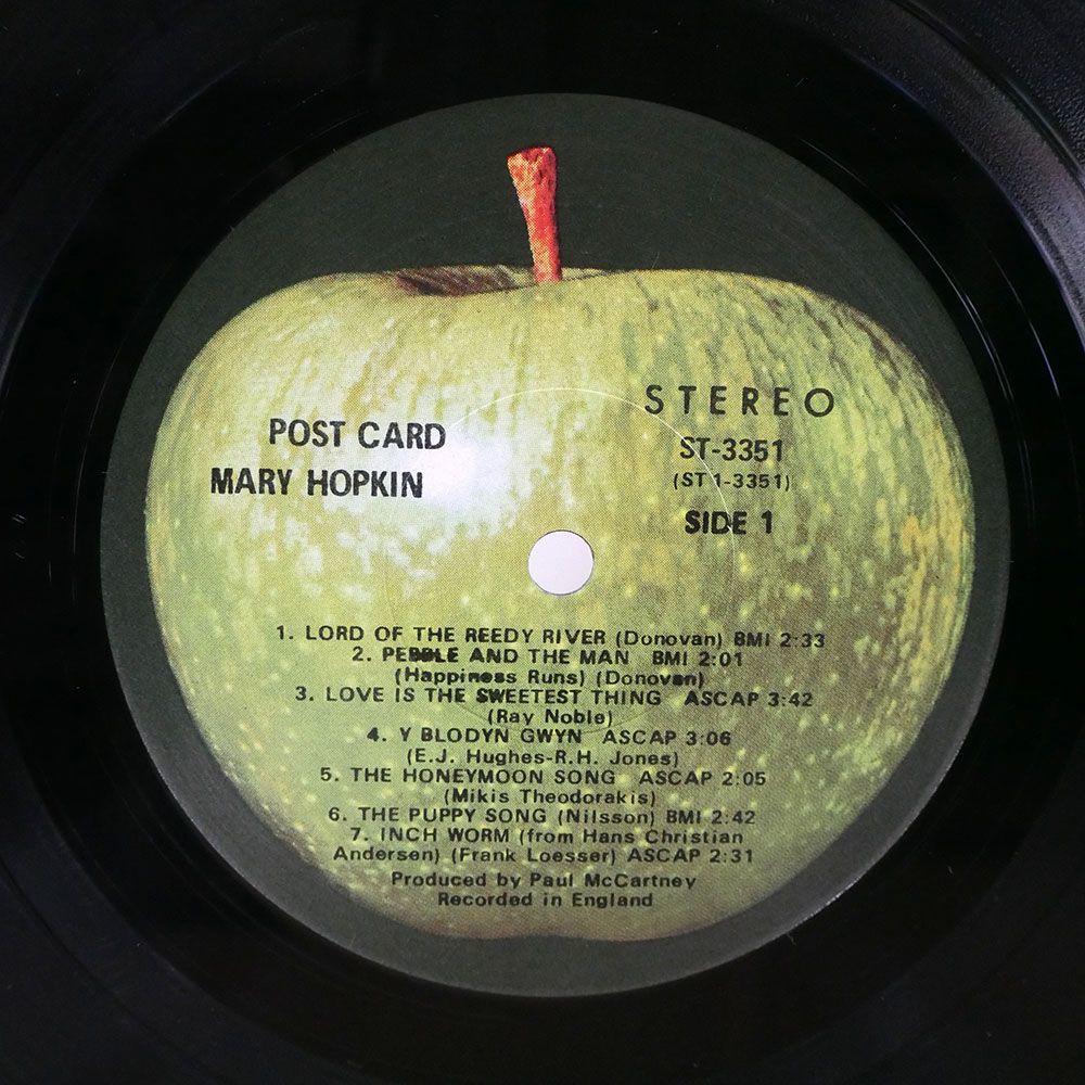 米 MARY HOPKIN/POST CARD/APPLE ST3351 LP_画像2