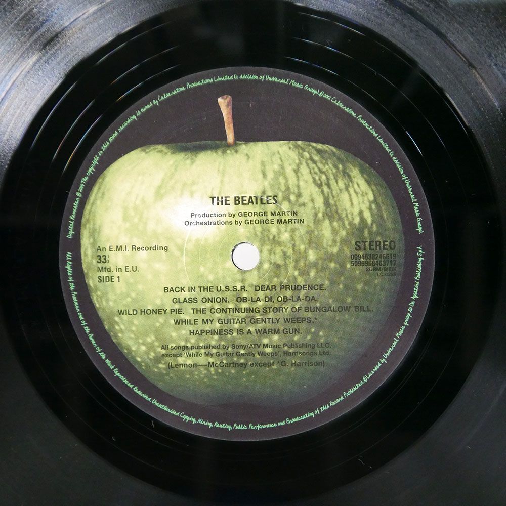 EU BEATLES/WHITE ALBUM/APPLE 0094638246619 LP_画像2