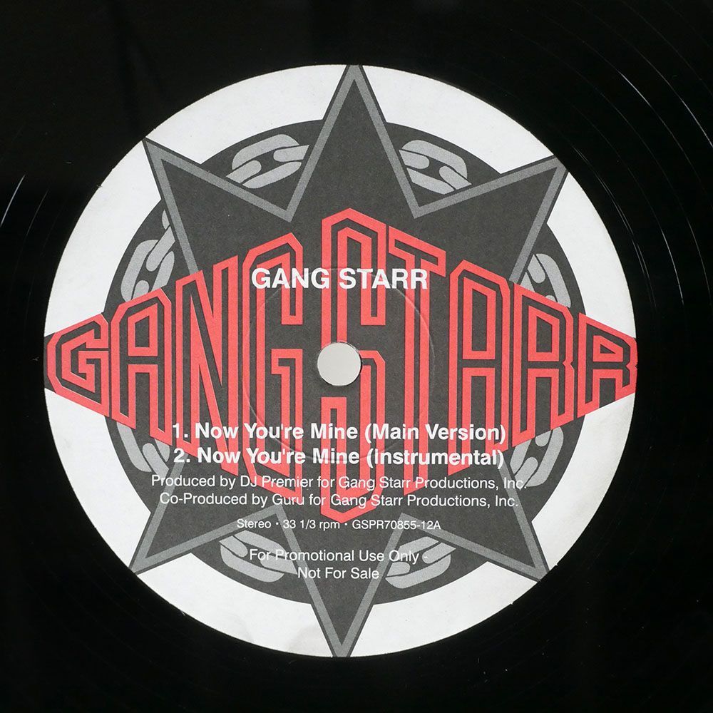 プロモ GANG STARR/NOW YOU’RE MINE THE ? REMAINZ/NOT ON LABEL (GANG STARR) GSPR7085512A 12_画像1