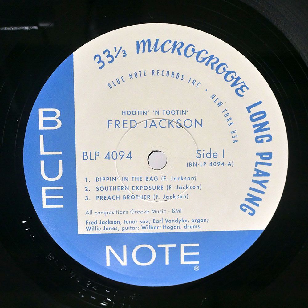 FRED JACKSON/HOOTIN’ ’N TOOTIN’/BLUE NOTE BLP4094 LP_画像2